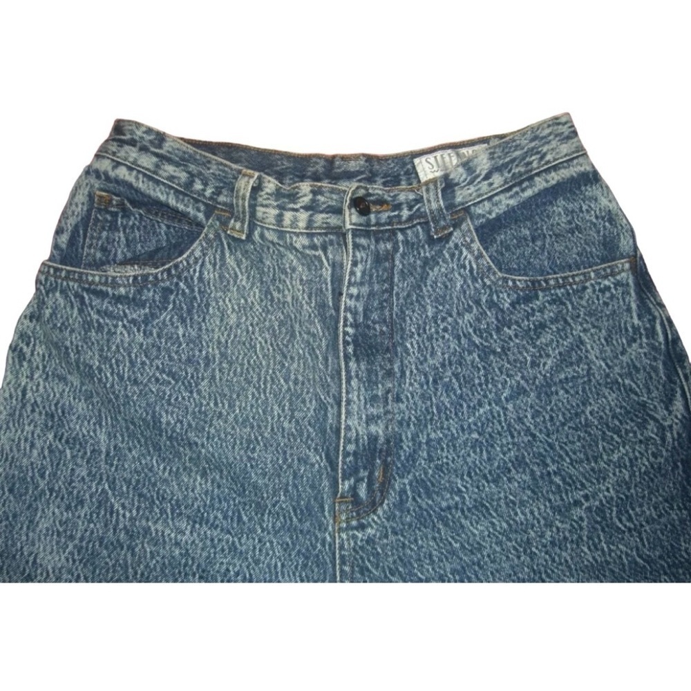 Vintage 80’s Stefano Jeans Acid Washed Mom High Waist Zip ALT egirl Punk Grunge - Picture 6 of 14